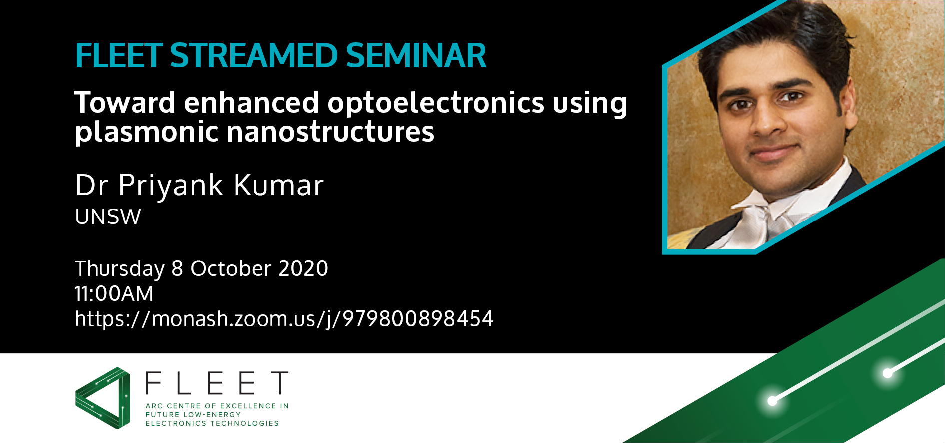 FLEET Research Seminar Priyank Kumar Toward enhanced optoelectronics