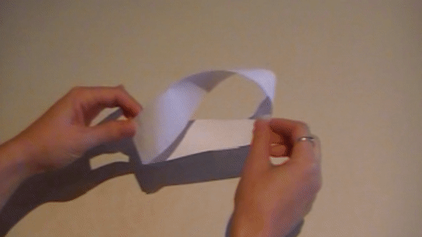 Möbius strip - a one-sided object in 3D
